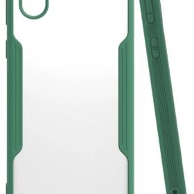 Samsung Galaxy A01 Core Kılıf Platin Silikon - Yeşil-(5796)