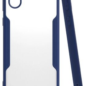 Samsung Galaxy A01 Core Kılıf Platin Silikon - Lacivert-(5796)