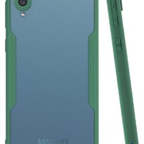 Samsung Galaxy A02 Kılıf Platin Silikon - Yeşil-(5796)