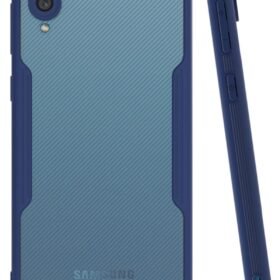 Samsung Galaxy A02 Kılıf Platin Silikon - Lacivert-(5796)
