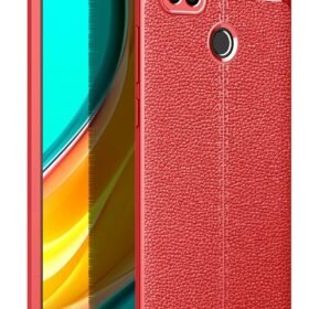 Xiaomi Redmi 9C Kılıf Auto Focus Kapak - Kırmızı-(5796)