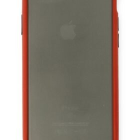 iPhone 6 Kılıf Montreal Silikon Kapak - Kırmızı-(5796)