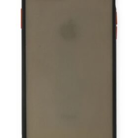 iPhone 7 Plus Kılıf Montreal Silikon Kapak - Siyah-(5796)