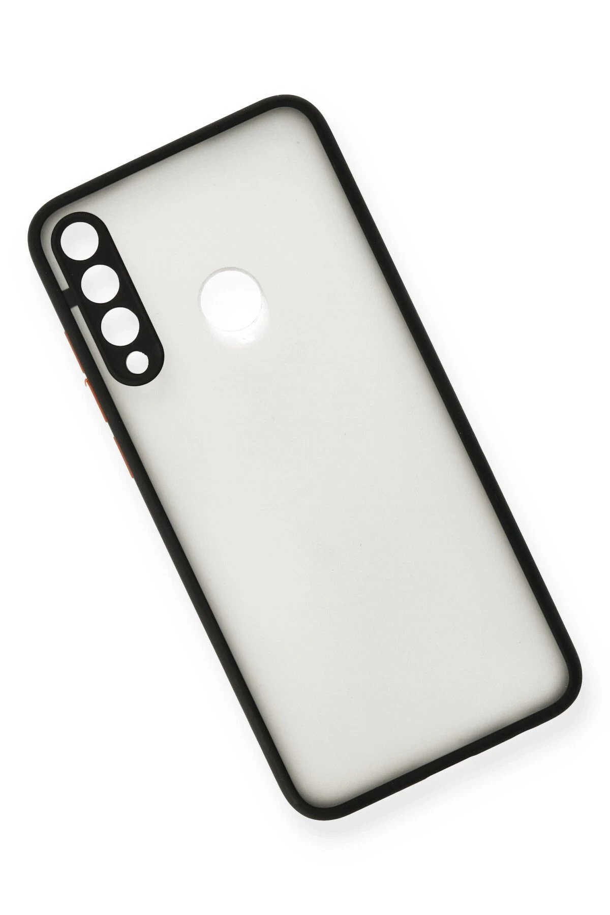 Huawei Y6P Kılıf Montreal Silikon Kapak - Siyah-(5796) - Görsel 3