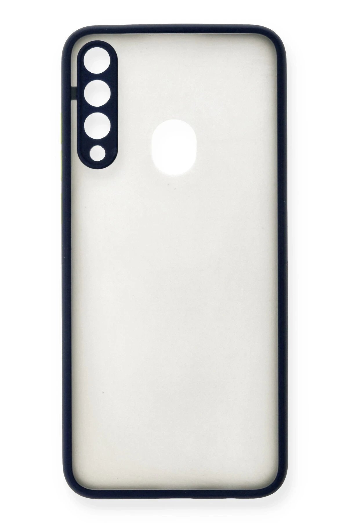 Huawei Y6P Kılıf Montreal Silikon Kapak - Lacivert-(5796)