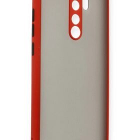 Xiaomi Redmi Note 8 Pro Kılıf Montreal Silikon Kapak - Kırmızı-(5796)