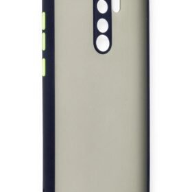 Xiaomi Redmi Note 8 Pro Kılıf Montreal Silikon Kapak - Lacivert-(5796)