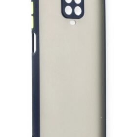 Xiaomi Redmi Note 9 Pro Kılıf Montreal Silikon Kapak - Lacivert-(5796)