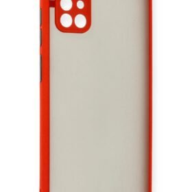 Samsung Galaxy A71 Kılıf Montreal Silikon Kapak - Kırmızı-(5796)