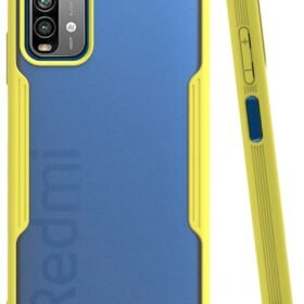 Xiaomi Redmi 9T Kılıf Platin Silikon - Sarı-(5796)