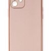 iPhone 12 Kılıf Coco Deri Silikon Kapak - Pembe-(5796)