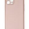 iPhone 12 Pro Kılıf Coco Deri Silikon Kapak - Pembe-(5796)