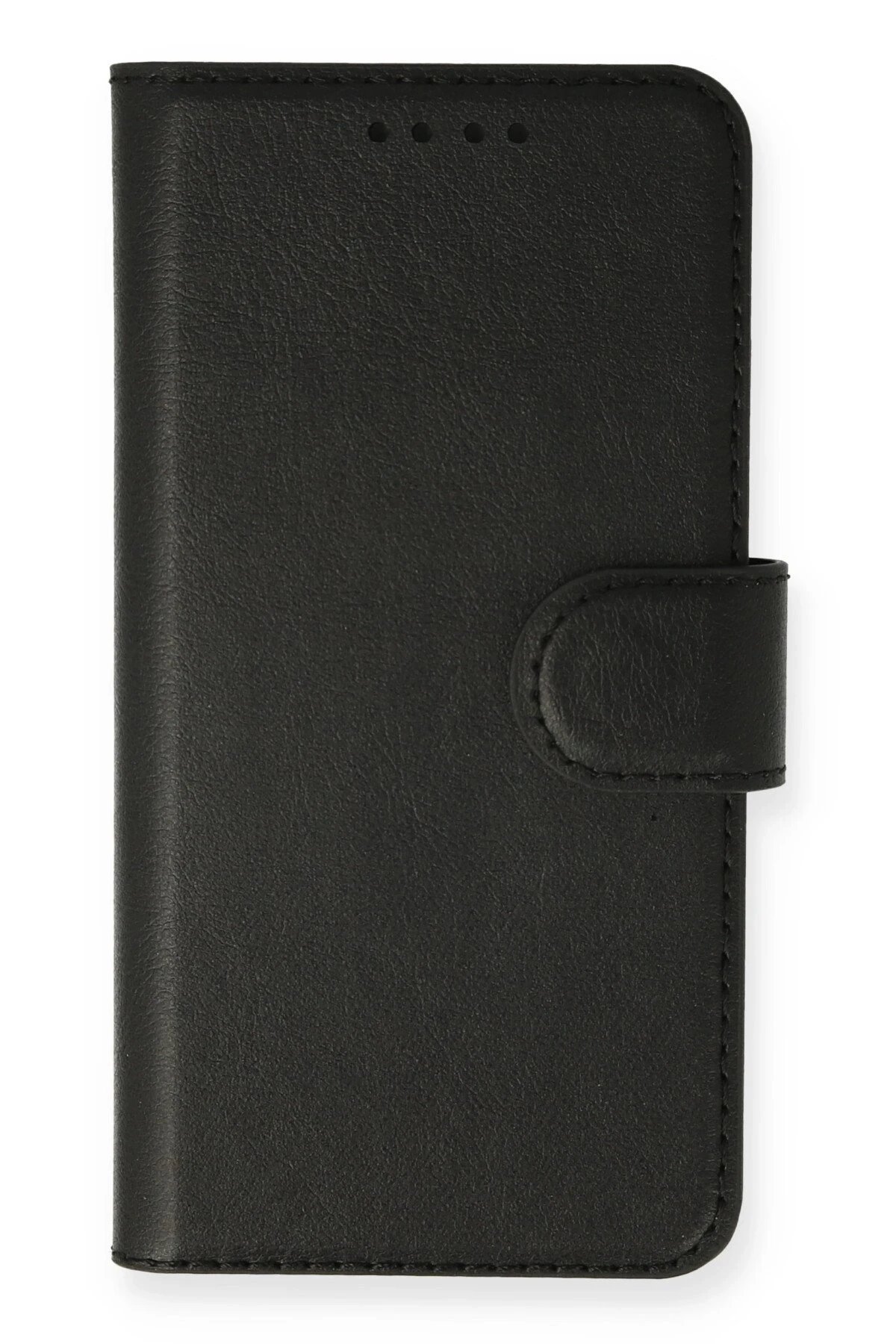 iPhone 12 Kılıf Trend S Plus Kapaklı Kılıf - Siyah-(5796) - Görsel 3