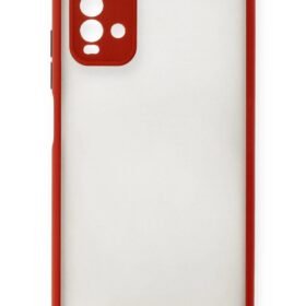 Xiaomi Redmi 9T Kılıf Montreal Silikon Kapak - Kırmızı-(5796)