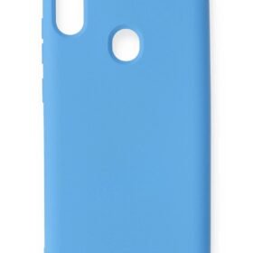 Samsung Galaxy A11 Kılıf Nano içi Kadife Silikon - Mavi-(5796)