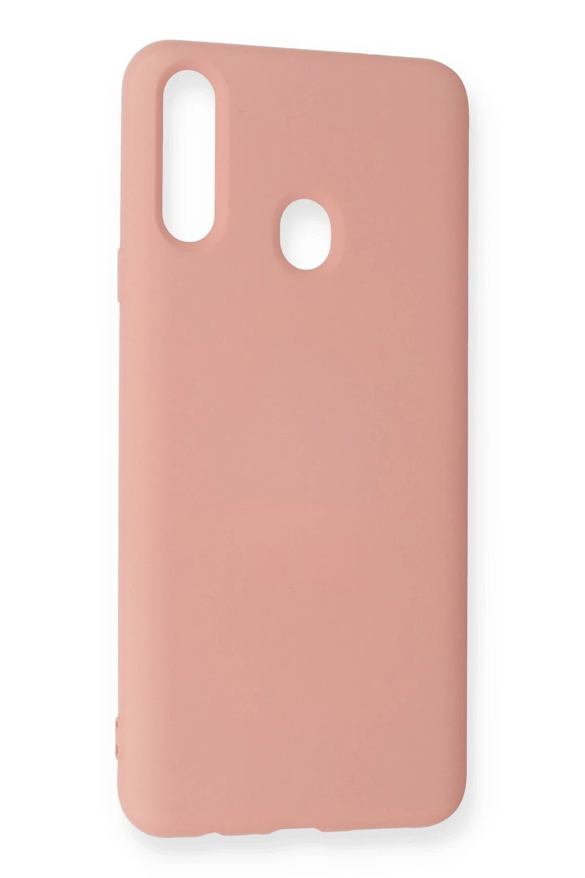 Samsung Galaxy A20S Kılıf Nano içi Kadife Silikon - Pudra-(5796) - Görsel 3