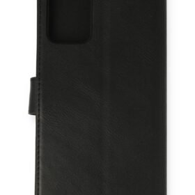 Samsung Galaxy Note 20 Kılıf Trend S Plus Kapaklı Kılıf - Siyah-(5796)