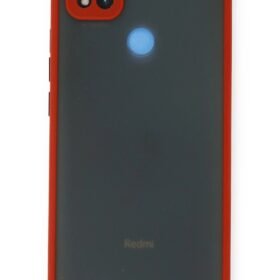 Xiaomi Redmi 9C Kılıf Montreal Silikon Kapak - Kırmızı-(5796)