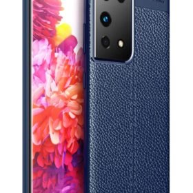 Samsung Galaxy S21 Ultra Kılıf Auto Focus Kapak - Lacivert-(5796)
