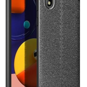 Samsung Galaxy A01 Core Kılıf Auto Focus Kapak - Siyah-(5796)