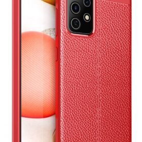 Samsung Galaxy A52 Kılıf Auto Focus Kapak - Kırmızı-(5796)