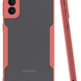 Samsung Galaxy S21 Plus Kılıf Platin Silikon - Pembe-(5796)