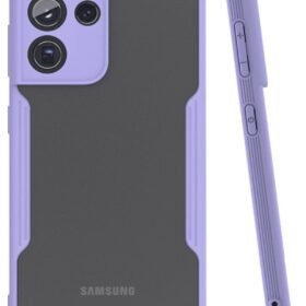 Samsung Galaxy S21 Ultra Kılıf Platin Silikon - Lila-(5796)