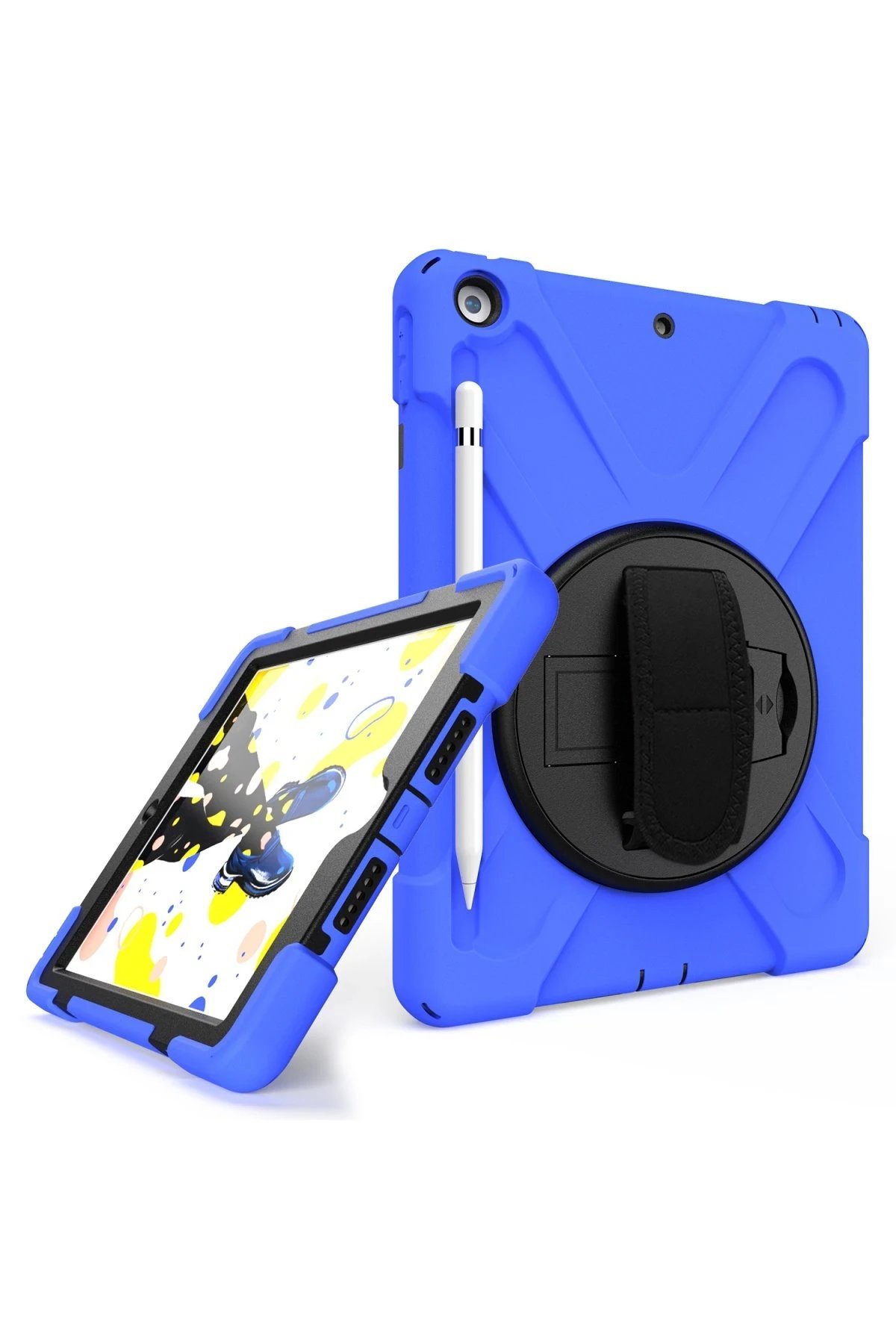 iPad Air 3 10.5 Kılıf Amazing Tablet Kapak - Mavi-(5796) - Görsel 2