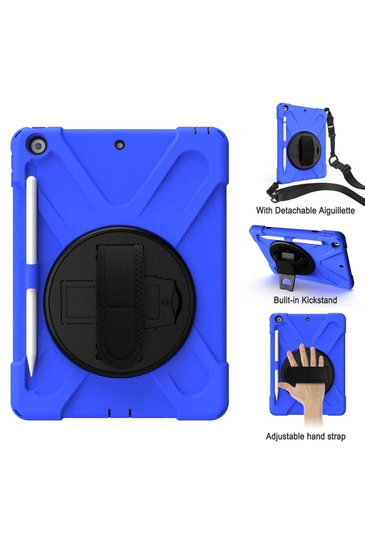 iPad Air 3 10.5 Kılıf Amazing Tablet Kapak - Mavi-(5796) - Görsel 3
