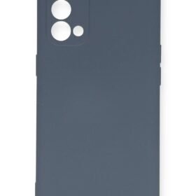 Oppo Reno 5 Pro Kılıf Nano içi Kadife Silikon - Gri-(5796)