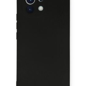 Xiaomi Mi 11 Kılıf Nano içi Kadife Silikon - Siyah-(5796)