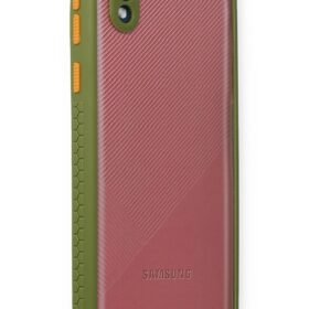 Samsung Galaxy A01 Core Kılıf Miami Şeffaf Silikon - Yeşil-(5796)