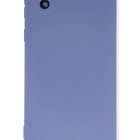 Samsung Galaxy A01 Core Kılıf Nano içi Kadife Silikon - Lila-(5796)
