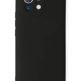 Xiaomi Mi 11 Kılıf First Silikon - Siyah-(5796)