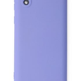 Samsung Galaxy A01 Core Kılıf First Silikon - Lila-(5796)