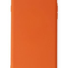 iPhone 6 Plus Kılıf Nano içi Kadife Silikon - Turuncu-(5796)