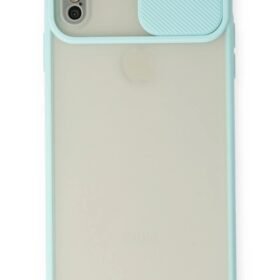 iPhone X Kılıf Palm Buzlu Kamera Sürgülü Silikon uaz-(5796)