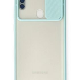 Samsung Galaxy A11 Kılıf Palm Buzlu Kamera Sürgülü Silikon uaz-(5796)