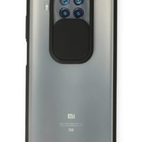 Xiaomi Mi 10T Lite Kılıf Palm Buzlu Kamera Sürgülü Silikon - Siyah-(5796)