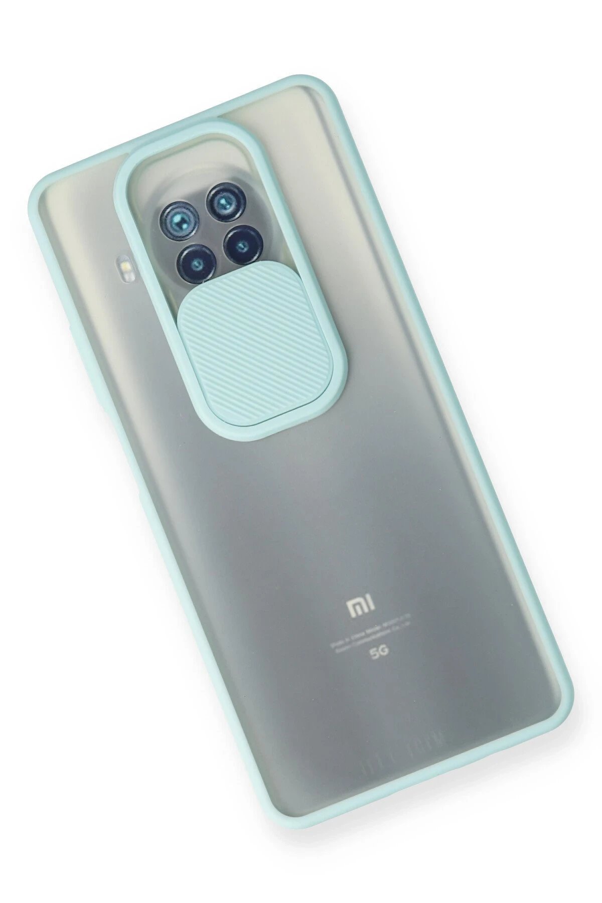 Xiaomi Mi 10T Lite Kılıf Palm Buzlu Kamera Sürgülü Silikon uaz-(5796) - Görsel 3