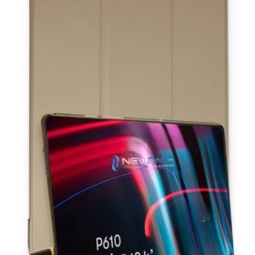 Samsung Galaxy P610 Tab S6 Lite 10.4 Kılıf Tablet Smart Kılıf - Gold-(5796)