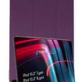 iPad 10.2 (7.nesil) Kılıf Tablet Smart Kılıf - Mor-(5796)