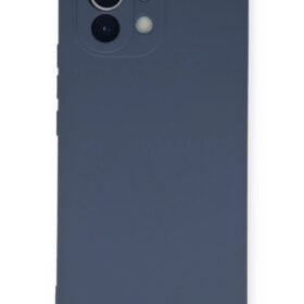 Xiaomi Mi 11 Kılıf Nano içi Kadife Silikon - Gri-(5796)