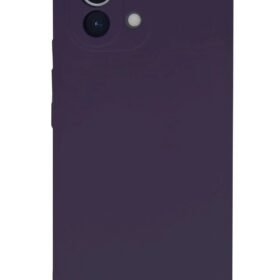 Xiaomi Mi 11 Kılıf Nano içi Kadife Silikon - Mor-(5796)