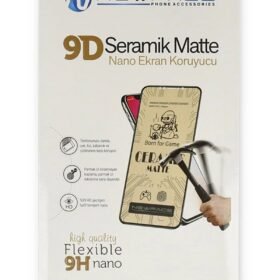 iPhone 6 Plus Mat Seramik Nano Ekran Koruyucu - Siyah-(5796)