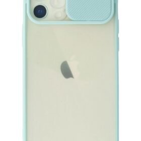 iPhone 12 Kılıf Palm Buzlu Kamera Sürgülü Silikon uaz-(5796)