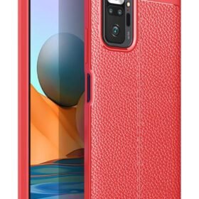 Xiaomi Redmi Note 10 Pro Kılıf Auto Focus Kapak - Kırmızı-(5796)