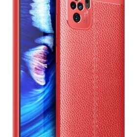Xiaomi Redmi Note 10 Kılıf Auto Focus Kapak - Kırmızı-(5796)
