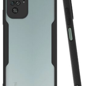 Xiaomi Redmi Note 10 Kılıf Platin Silikon - Siyah-(5796)