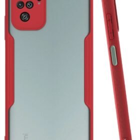 Xiaomi Redmi Note 10 Kılıf Platin Silikon - Kırmızı-(5796)